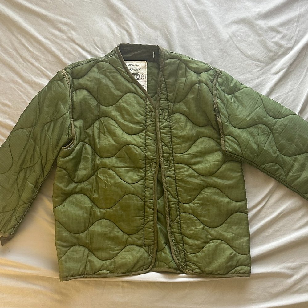 Olive Army Liner Jacket